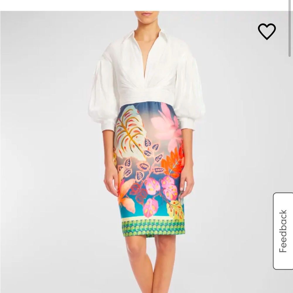 Badgley Mischka midi dress